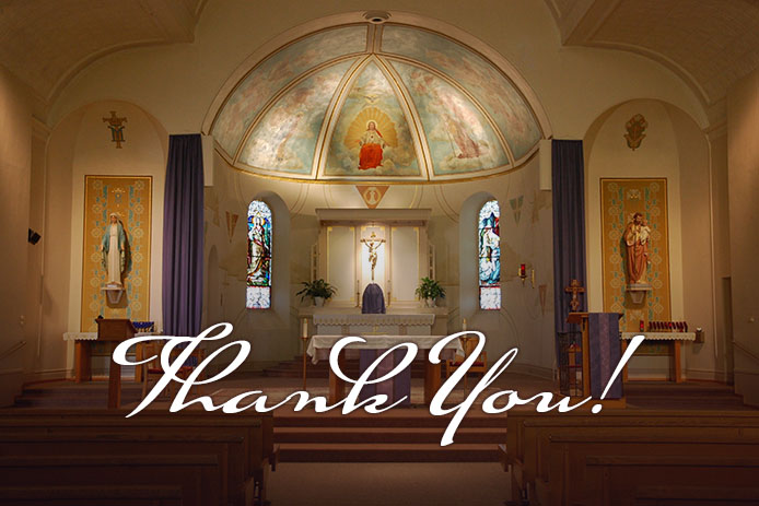 Time To Say Thank You Holy Trinity Church Webster NY